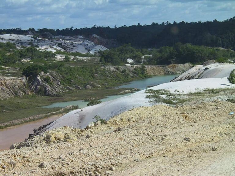 Bauxite Mining Operations in Guyana