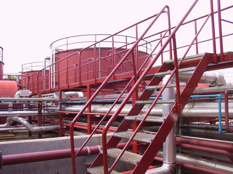 Day Tanks at PanAm Power Generation Plant after Meters